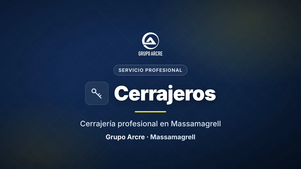 Cerrajería profesional en Massamagrell