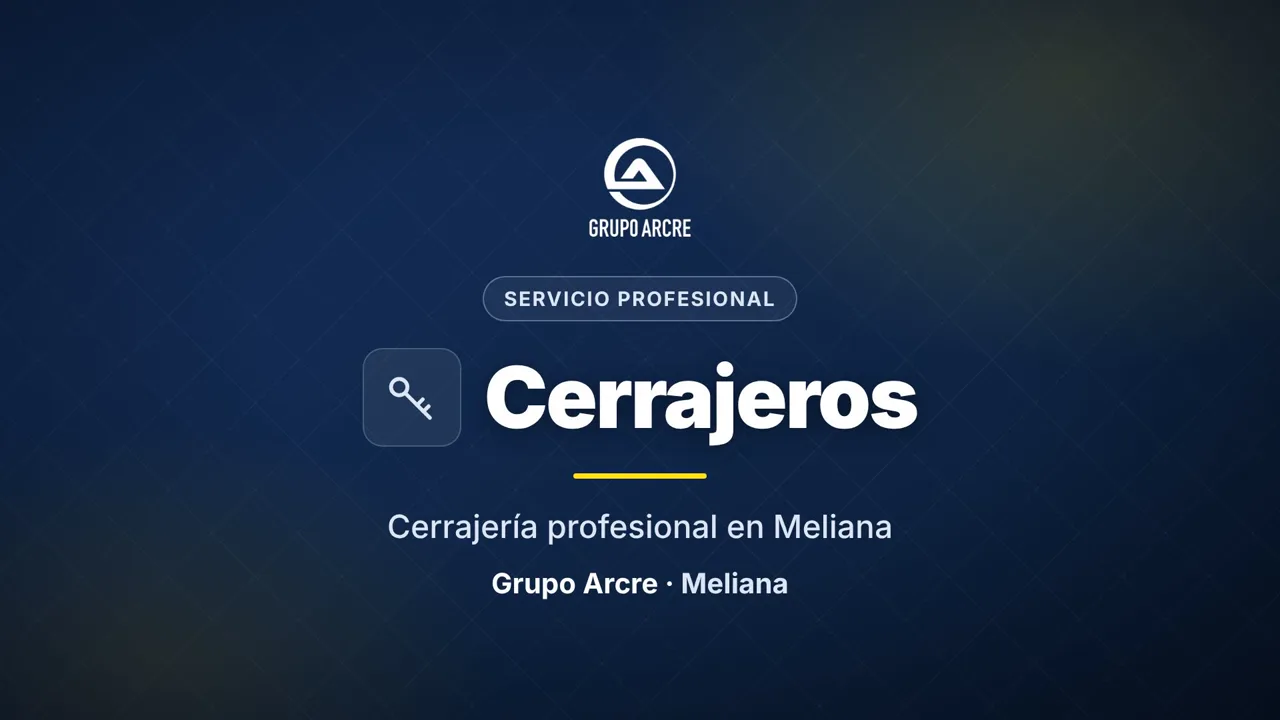 Cerrajería profesional en Meliana