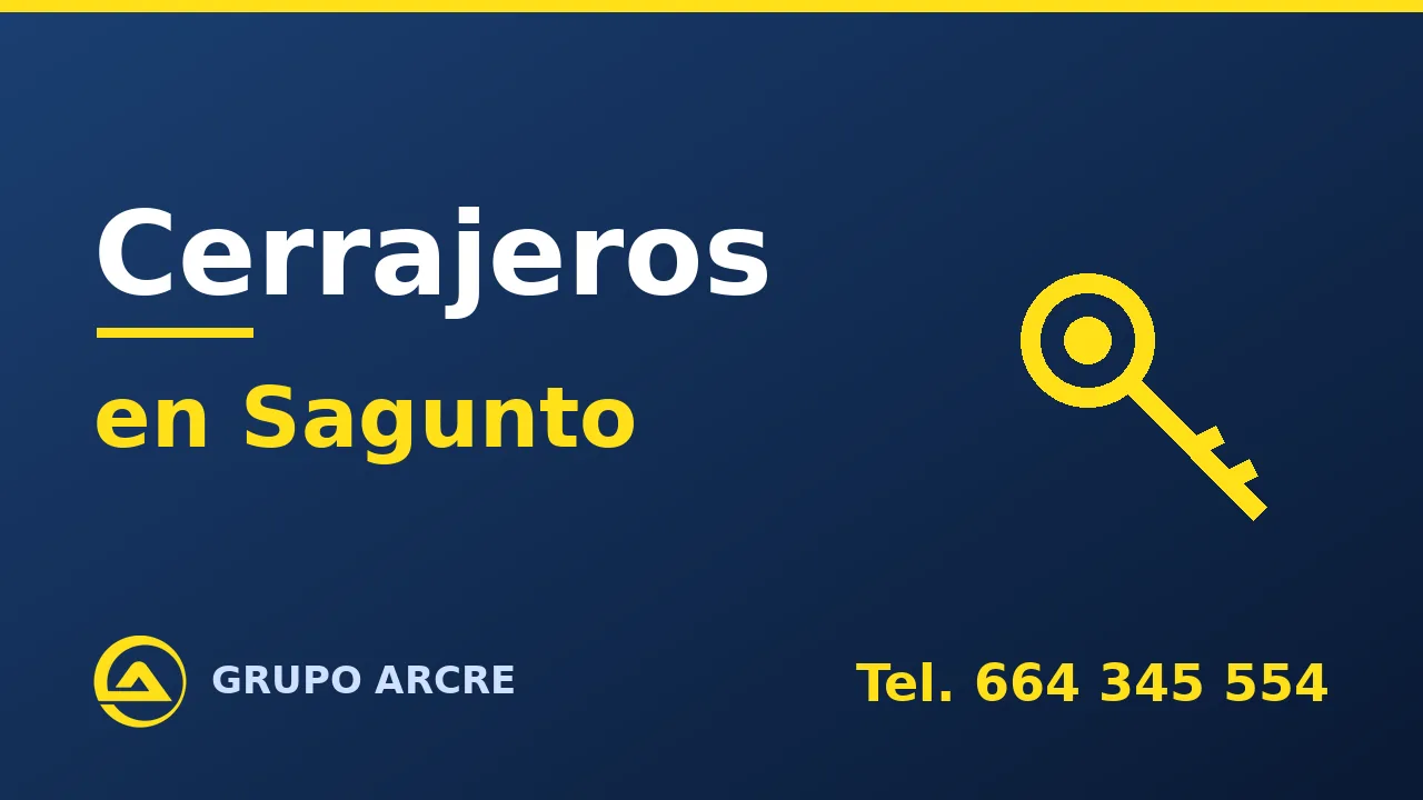 Cerrajería profesional en Sagunto